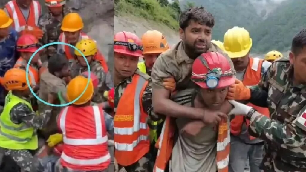 Nepal floods: 9 दिन सुरंग में फंसे रहे 2 मजदूर, आखिरकार बचाई गई जान