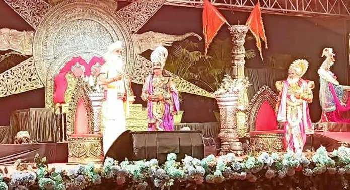 रामवन गमन सहित रामलीला के विविध प्रसंगों का हुआ मंचन