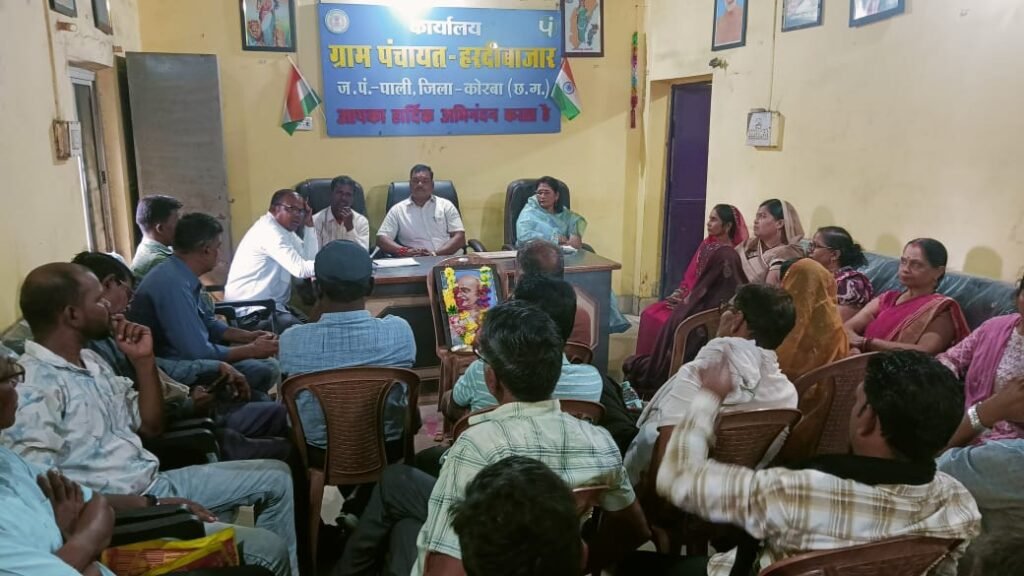 विशेष ग्राम सभा हुई गांधी शास्त्री जयंती पर, कामकाज पर चर्चा